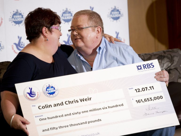 lottery winners Colin and Chris Weir
